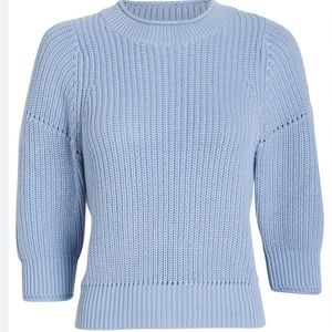 Frame Short Sleeve Knit Sweater